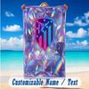 Beach Towel Custom Name Text, Quick Dry Large Towel For Beach HomeAtletico Madrid