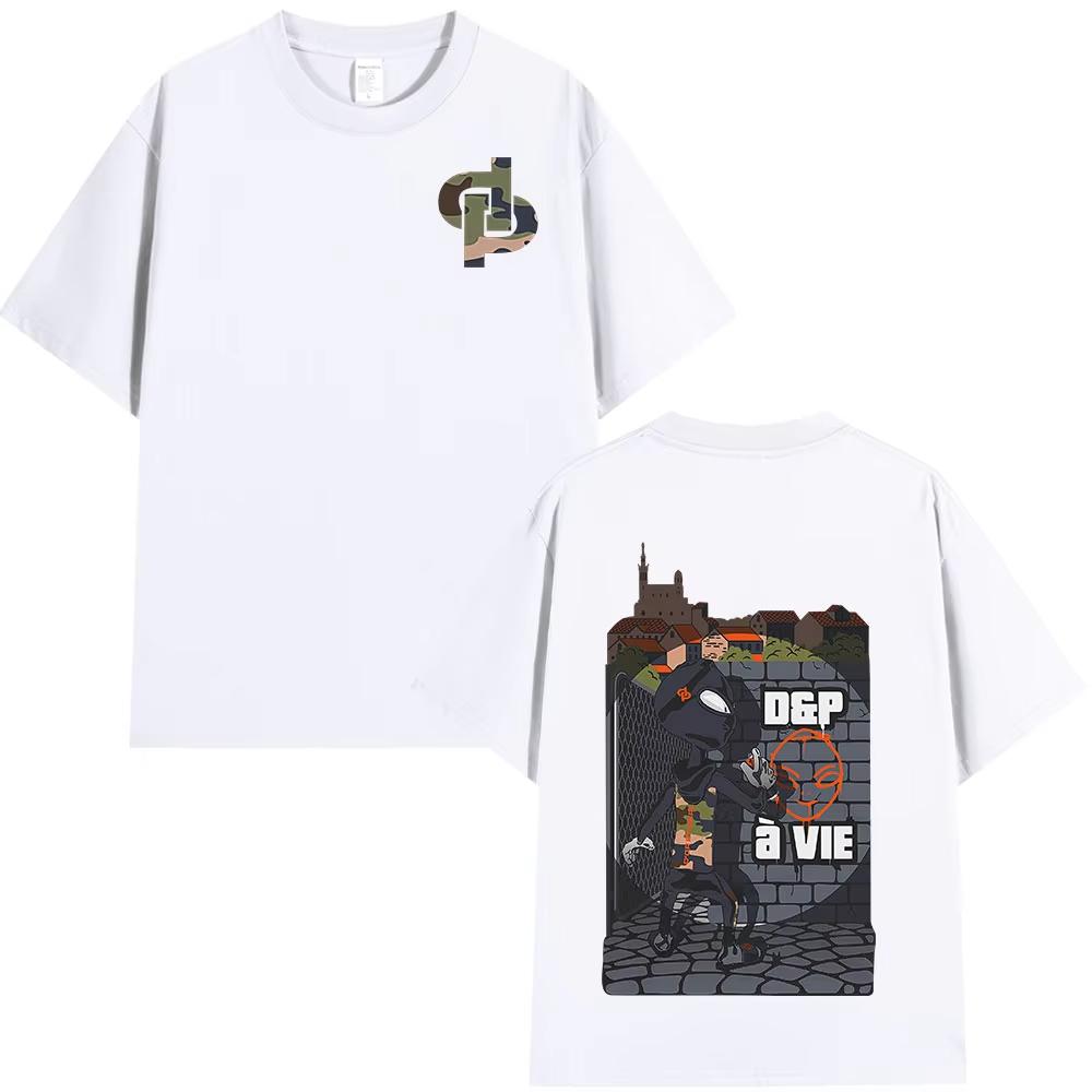 Rapper Jul Dp Vie Album 2025 Tour Merch T Shirts Men Women's Clothing Fashion Hip Hop T-shirt Cotton Short Sleeve T-shirts Tops
