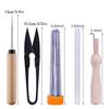 54PCS Needle Felting Kit Needle Felting Starter Kit Fibre Yarn Needle Felting Supplies for DIY