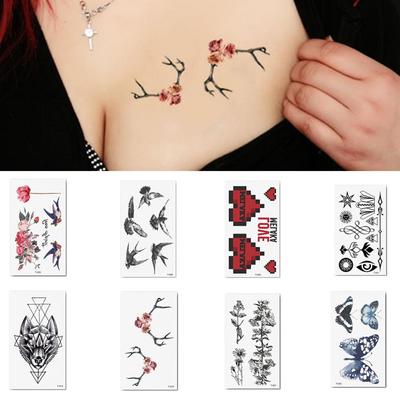 Fashion Unique Flower Animal Waterproof Temporary Tattoo Stickers Body Art Gift