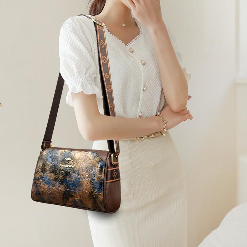 Women High Quality Soft PU Leather Shoulder Bags Luxury Designer Purses Crossbody Bag Ladies Vintage Messenger Commuting Bag