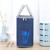 Lunch Box Bag Round Drum Thermal Insulation Bento Bag Thickened Large-capacity Waterproof Tote Bag Thermal Insulation Bag