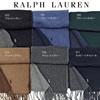 POLO RALPH LAUREN Reversible Scarf PC0455 and Scarf Polo Black x Gray One Size Fits All One-Point Men's Women's [Used]
