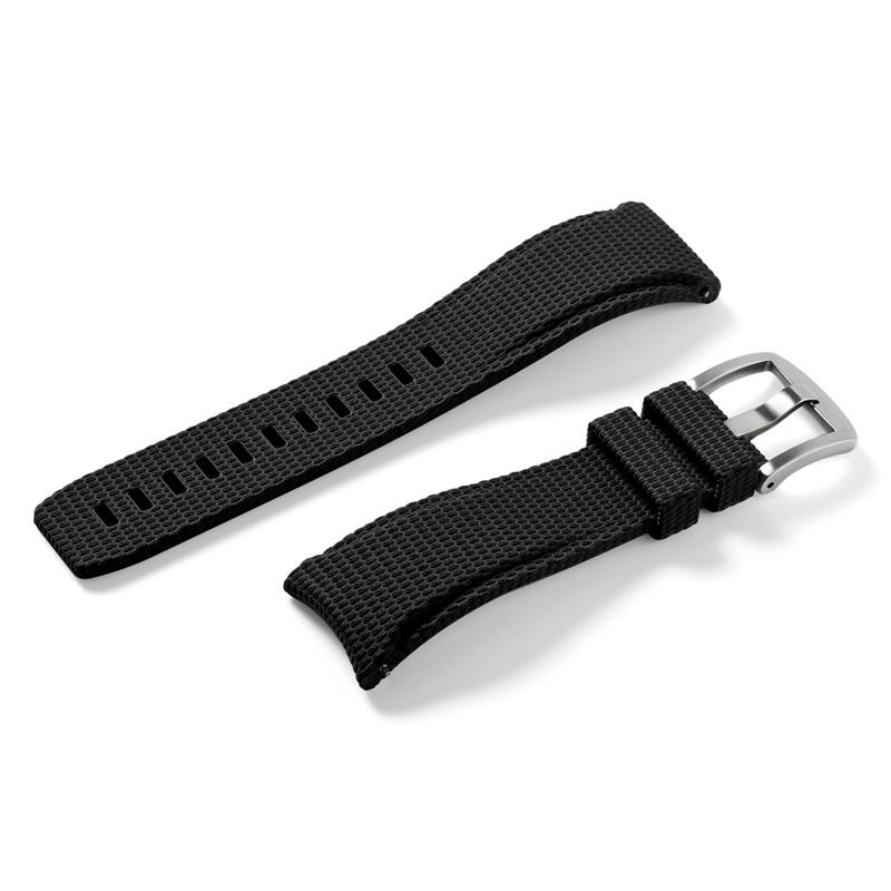 

Fluoro Rubber Strap 19mm 20mm 21mm 22mm for Xiaomi huawei Samsung Swatch MoonSwatch Universal FKM Quick Release Diving Watch Band for Seiko 20mm чёрный/серебряный