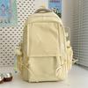 Versatile Backpack Female Japanese Ins High Value Backpack Junior High School Student Schoolbag Lightweight Large Capacity Backpack