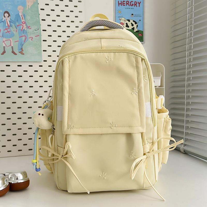 Versatile Backpack Female Japanese Ins High Value Backpack Junior High School Student Schoolbag Lightweight Large Capacity Backpack