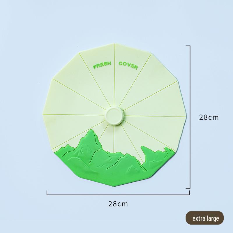 

«Універсальна харчова силіконова кришка для миски» 22cm