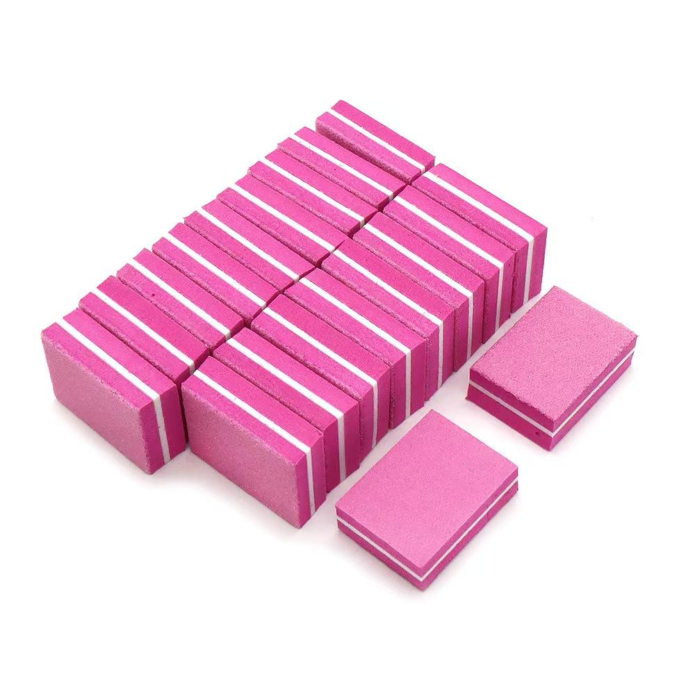 High Elastic Sponge Nail Buffer Block Mini Double Sided Sanding Nail File for Nail Shaping Polishing Manicure Supplies