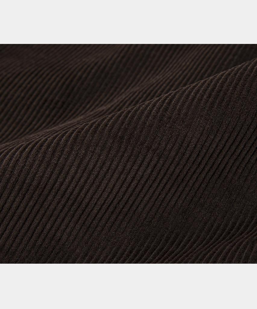 Lettercomo Big Heavy Corduroy Trucker Jacket Dark Brown