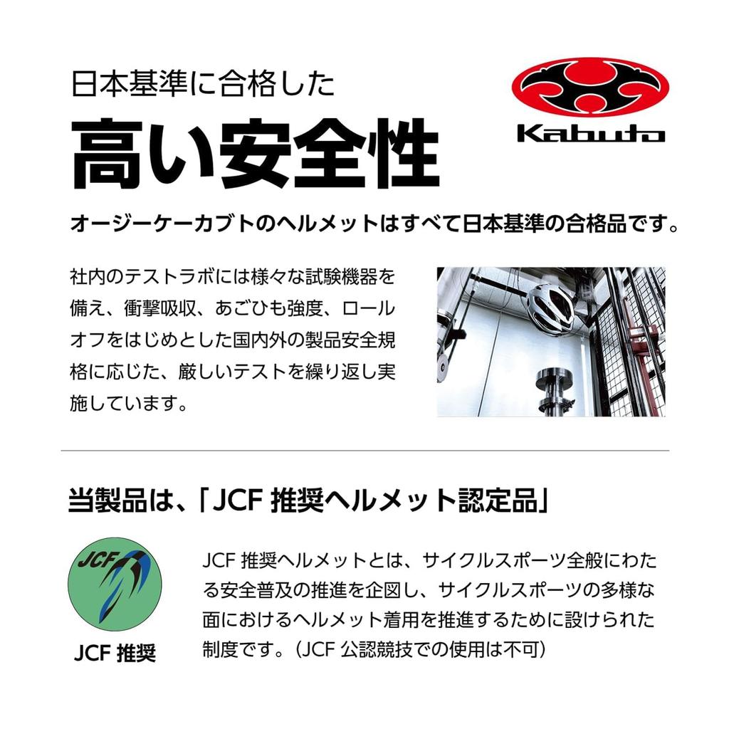 OGK KABUTO Canvas Sports Bicycle Medium JCF Recommended Helmet, M/L (57-59cm), Gray,