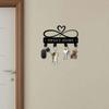 Metal Infinity Heart Key Hook Wall Mounted Office Kitchen Bathroom Outdoor Porcelain