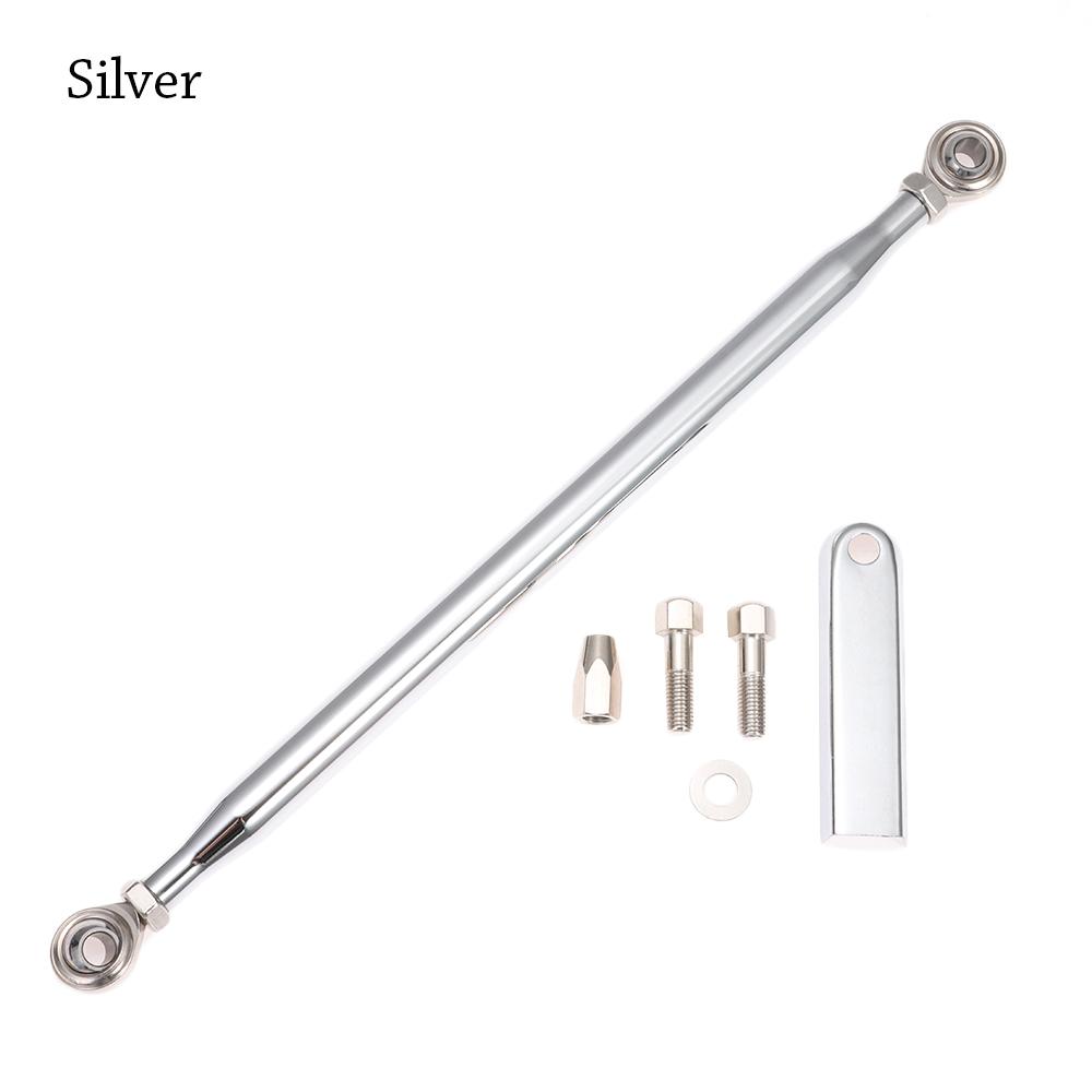 Black Gear Shift Linkage Silver Aluminum Alloy Motorcycle Shifter Linkage Adjustable Shift Linkage For Harley Touring