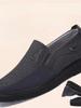 Herren Canvas Schuhe Outdoor Leichtgewicht Weiche Sohle Rutschfest Wanderschuhe Leicht und Bequem Lässig Herren