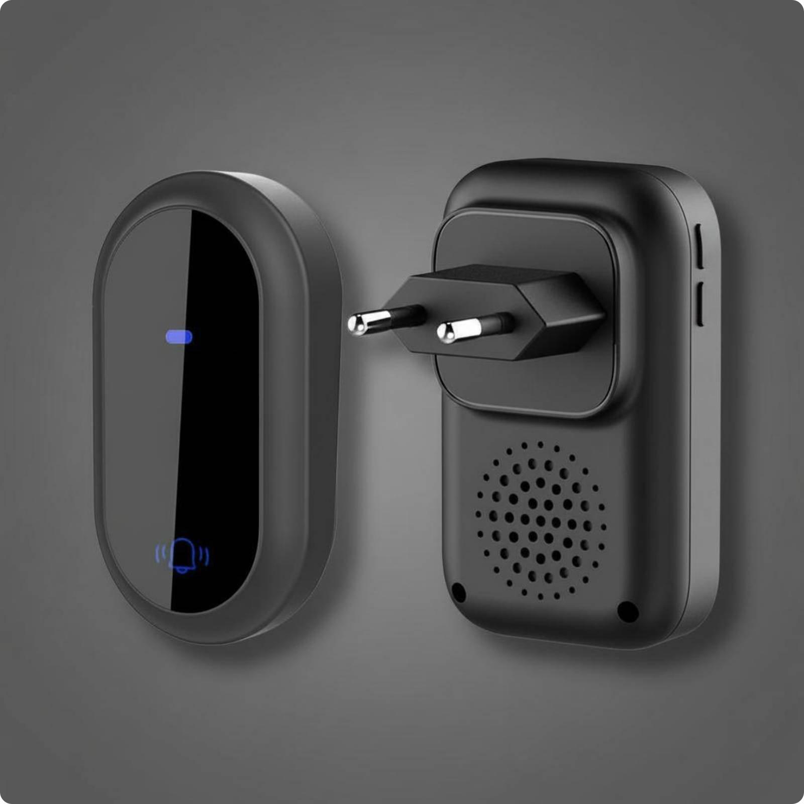 Autonomous-Powered Wireless Entry Notification Extended Range Motion-Powered Wireless Entry Notification Battery-Battery-Less чёрный