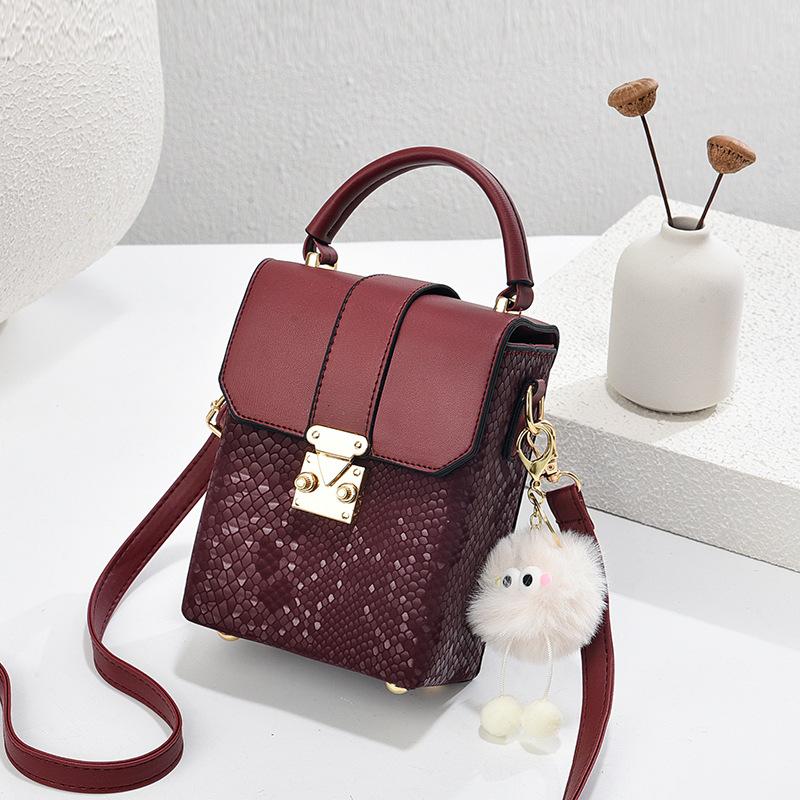 Mini Bag Women's 2025 New Summer Women's Fashion One Shoulder Crossbody Foreign Style Simple and Versatile Mobile Phone Bag
