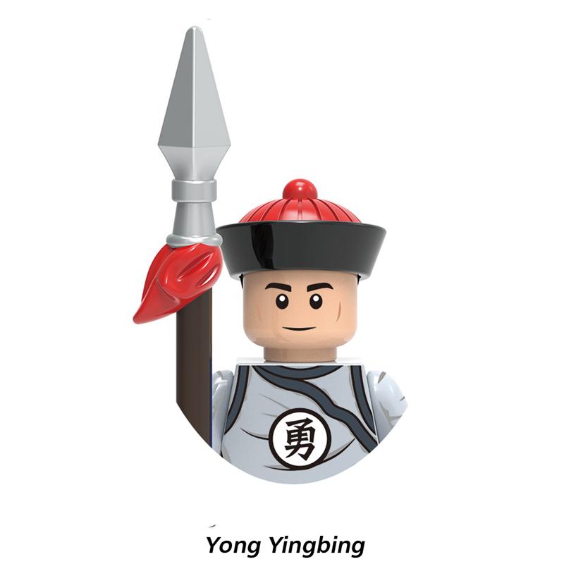 China Ancient Ming Qing Dynasty Soldiers Officials Series Jinyiwei High-Grade Civilian Emperor Building Blocks Kids Mini Brick