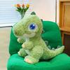 Niedliche Dinosaurier Plüschpuppe Weiches Stofftier Kissen für Jungen Kinder Umarmbares Dino Spielzeug für Schlafzimmerdeko Und Geburtstagsgeschenk