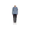 Stone Island FW21 Washed Double Pocket Label Solid Jacket Men Jacket Fog-Blue 7515113WN-V0146