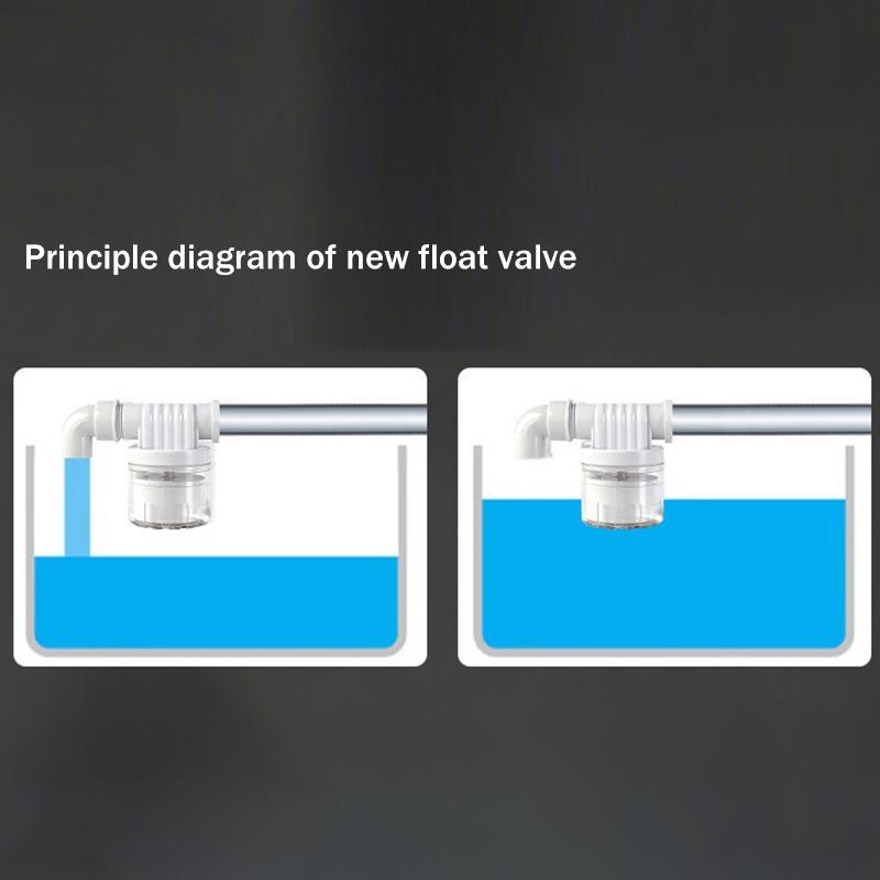 Torre valvola di controllo automatico del livello dell'acqua da 1/2" 3/4" con sfera galleggiante installata all'interno del serbatoio, ingresso e uscita senza spina.