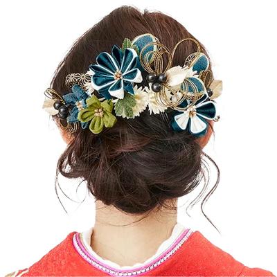 Hair Coming of Age Bead Japanese Made In Watmosphere [Watmosphere] Ornament, Ceremony, Kimono, Ribbon, Decoration, Comb, Wedding, Kimono, Japan,