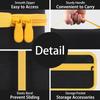 (Case Only) Fanttik Slim V8 Apex/Mate Handheld Vacuum Cleaner, Car Vacuum Cleaner, Home Keyboard Storage Case, Yellow Zipper - Aenllosi