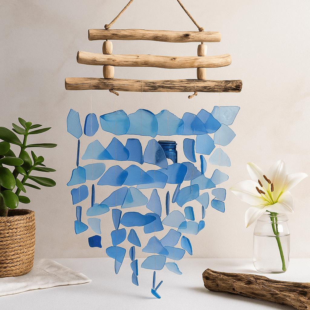 Wind Chime 3 Stick All Blues