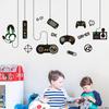 Gaming Controller Wall Sticker Waterproof Self Adhesive for Game Room Decoration