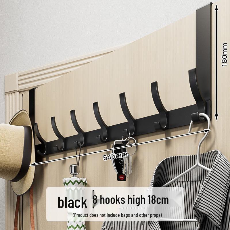 Over-the-Door No-Drill Coat Rack & Clothes Hook