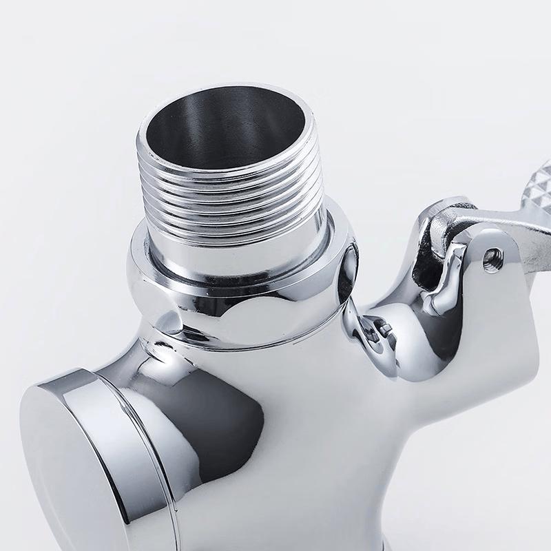 Zaokang All-Copper Foot-Operated Delay Flush Valve for Squat Toilets