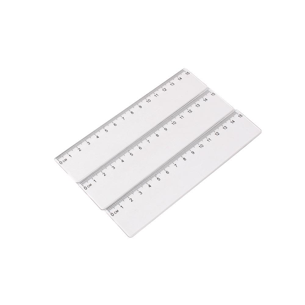 15cm Thickened Single-Sided I-Shaped Ruler for Students, Precise Measurement Tool