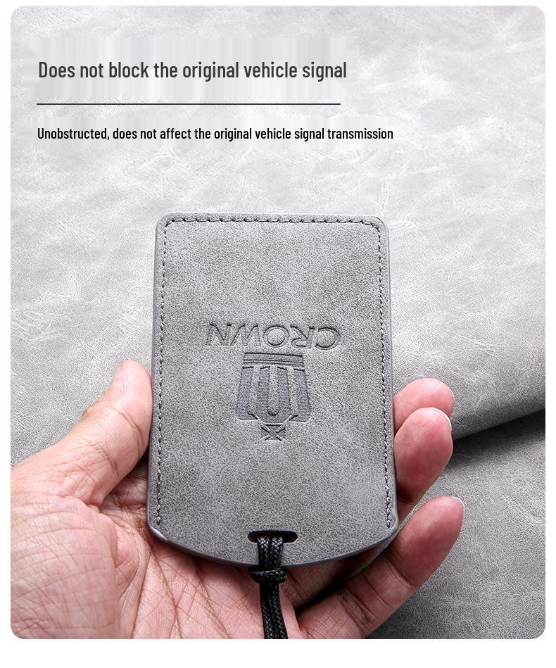 Toyota Crown and Vellfire Retro Key Cover, 12th-13th Gen Premium Holder