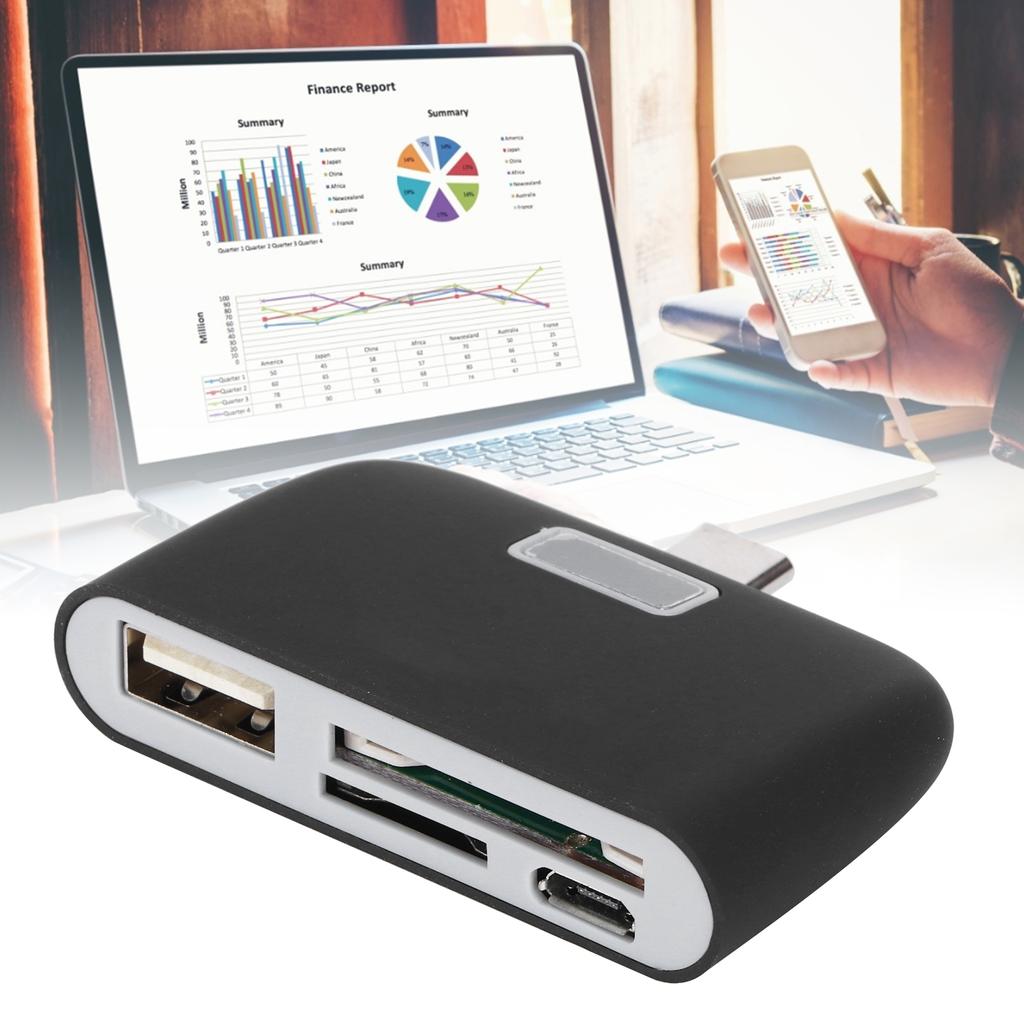 Type C Card Reader Memory Storage Card OTG Card Reader for Mobile Phone Laptop