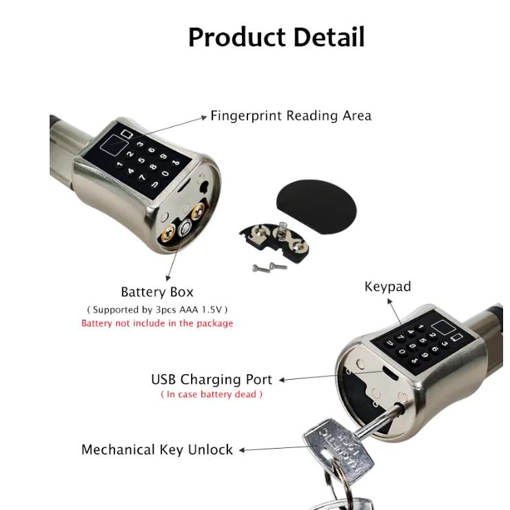 Bluetooth Smart Sylinderlås Biometrisk Elektronisk Digital Tastatur Nøkkelløs Med Kode Fingeravtrykk RFID-kort Dørlås