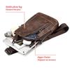 Humerpaul Crocodile Print Men Leather Chest Bag Large Capacity Sports Bag