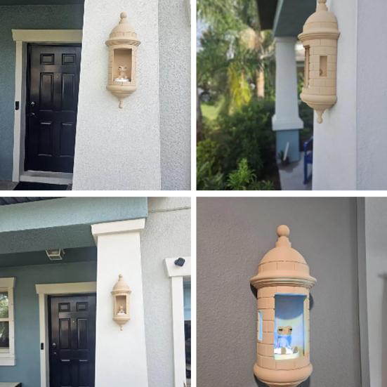 Puerto Rican Wall Lamp Warm Ambient Lighting Easy to Install Indoor Outdoor Decorative LED Lamp Handmade Home Decor