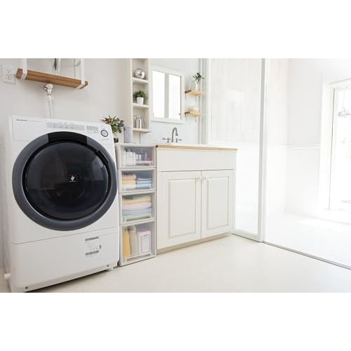 Tenma Fits Case Storage Box, Small Organizer, 22.4cm Wide x 30.7cm Deep x 12.4cm High, Sagging-Resistant Storage Case for Small Items and Clothing, Co