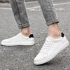 Little white shoes men's cowhide shoes flat-soled lace-up soft cowhide casual sports shoes men's simple and versatile low-top board shoes men