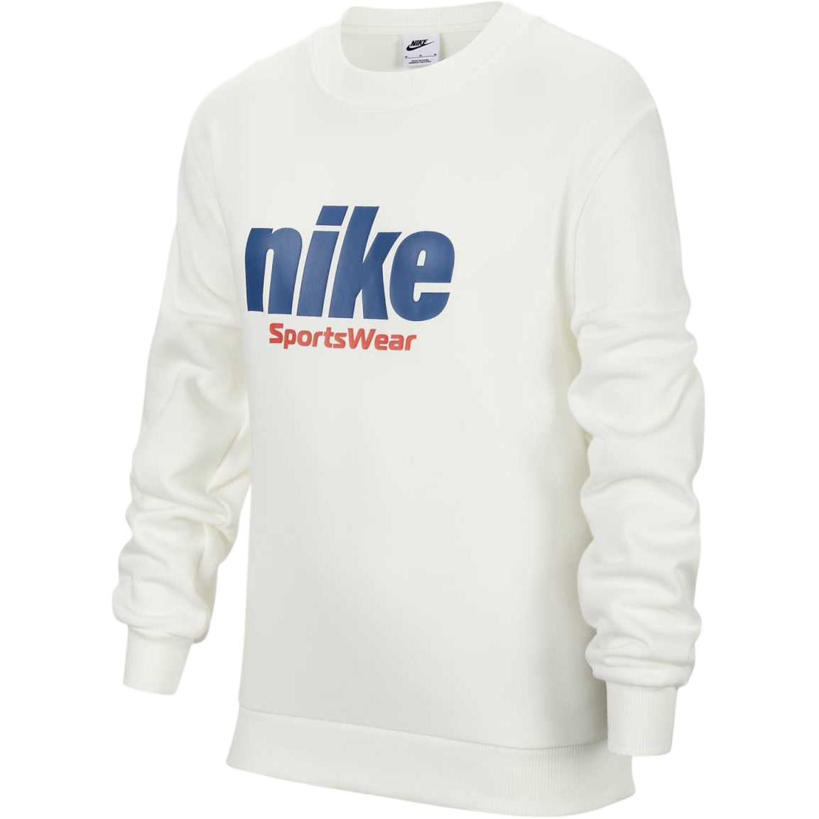Свитшот Nike Sportswear Club Fleece с круглым вырезом Детский свитшот Sail HQ3744-133 L