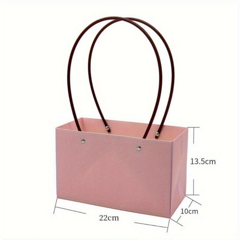 1PCS Flower Paper Boxes Bucket Florist Gift 22x11x10cm Home Decoration Party Birthday Decor Supplies Paper Bags for Gifts