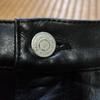 Used Paul Smith Leather Pants Genuine Leather Pants Black Simple