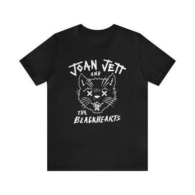 Neues Joan Jett And The Blackhearts Bad Reputation T-Shirt Unisex,schwarzes Unisex T-Shirt
