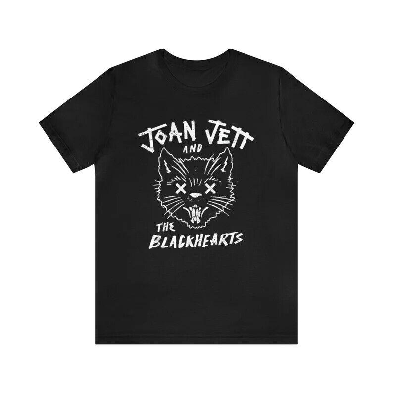 New Joan Jett And The Blackhearts Bad Reputation T-Shirt Unisex,black Unisex T-Shirt S