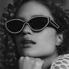 Retro Cat Eye Women Sunglasses Designer Trendy UV400 Protection Summer Driving Travel Eyewear Gafas De Sol Mujer