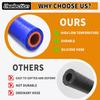 3/8"X5FT(ID:10MM) Silicone Heater Hose Blue and Red Coolant Radiator Vacuum Line, Reinforced High Temperature Reinforced 4MM Thick(0.16 In) (3/8"