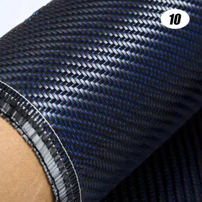 20x20cm Carbon Aramid Fiber Hybrid Fabric Cloth Twill Plain Weave Material Decor 3K Carbon Fiber Aramid Fiber DIY Material Suppl