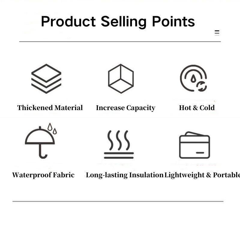 32L/48L/62L Motorcycle Delivery Food Business Takeout Bag Insulated Takeout Box Food Delivery Bag