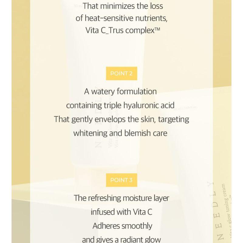 NEEDLY - Vita C Glow Toning Cream