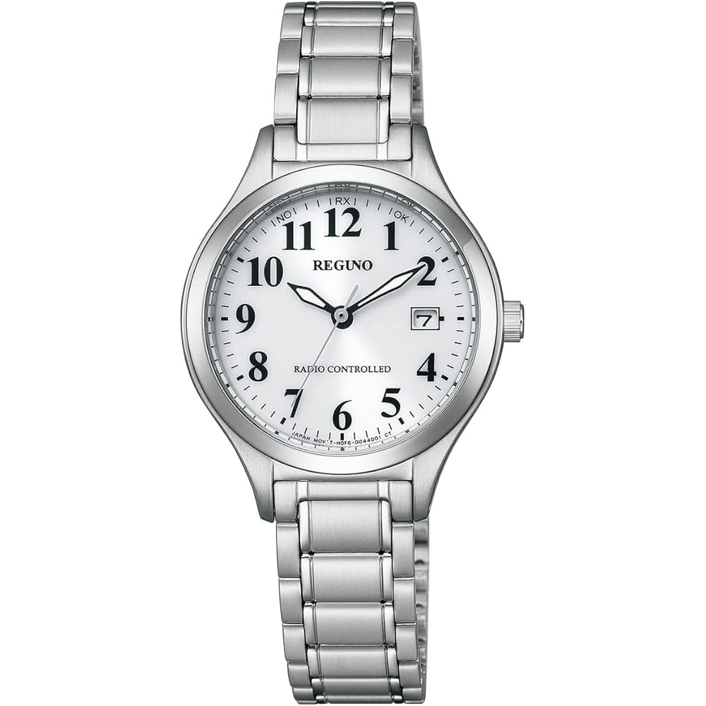 

Citizen Reguno Solar Radio-Controlled Women s Watch Waterproof Metal White Silver 21mm