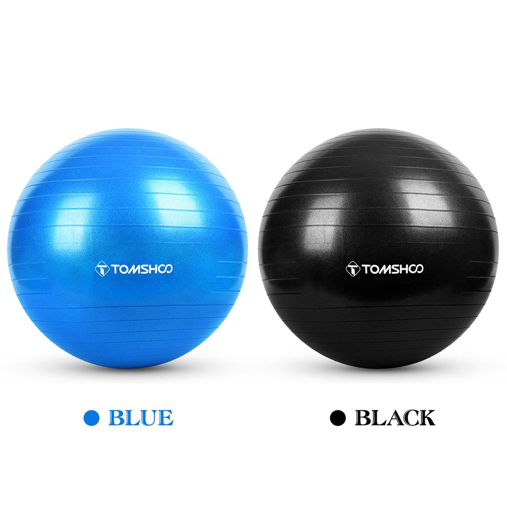 Balle de Yoga épaissie de 45cm/55cm/65cm/75cm avec pompe à pied pour l'équilibre de stabilité Pilates physique