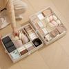Foldable Polyester Clothing Storage Container With Compartments For Closet Organization